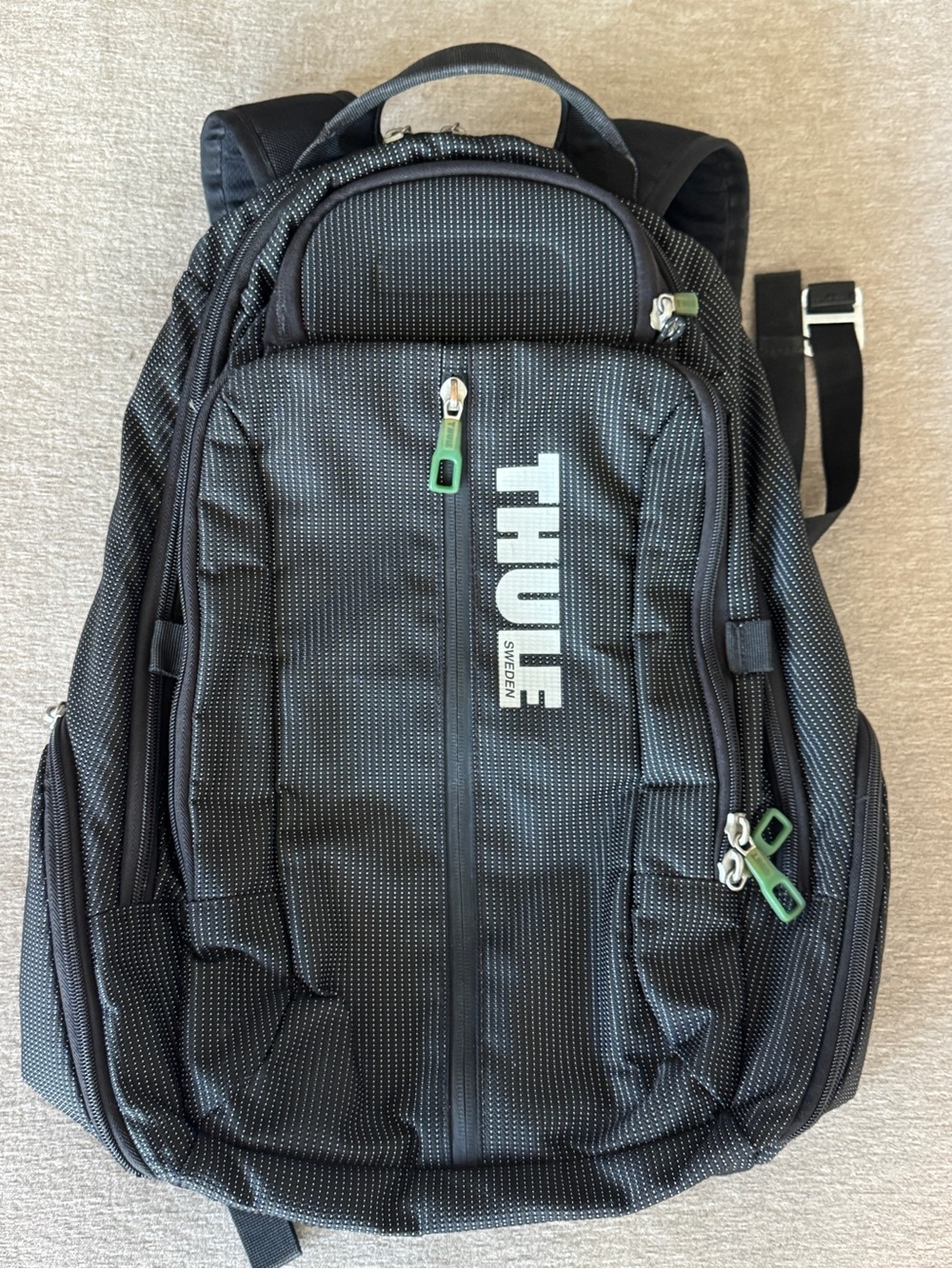 Thule Crossover 25L Laptop Backpack Black Travel Work Tech Bag